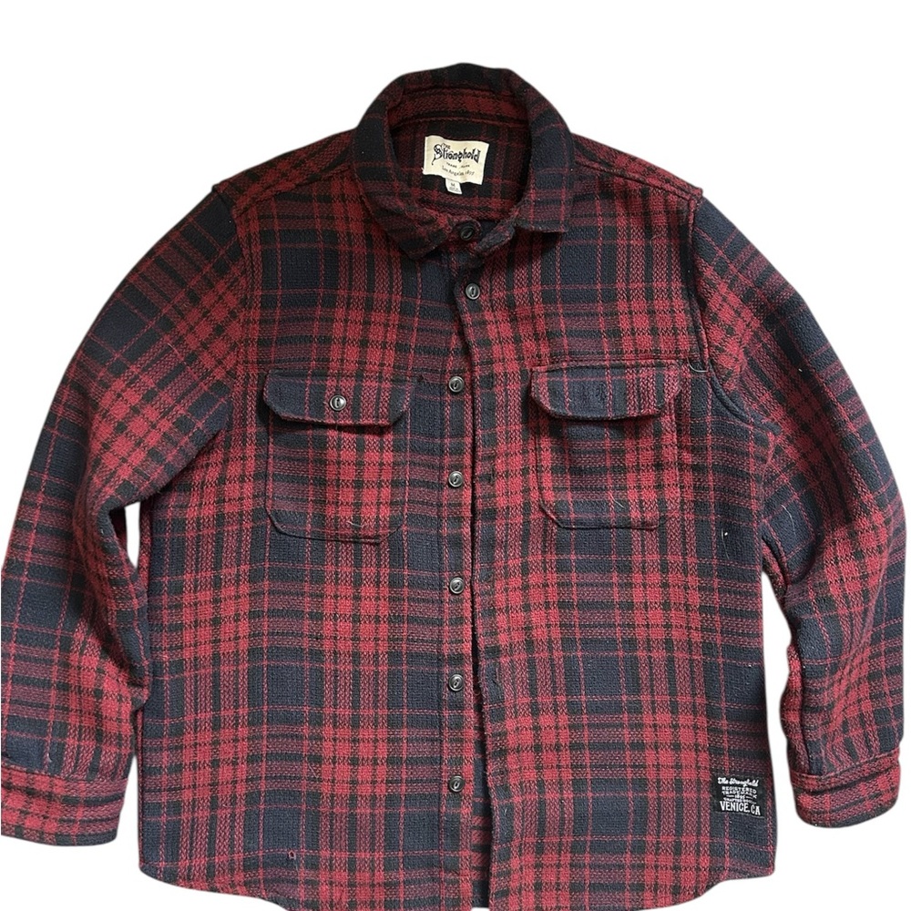 The Stronghold Red and Black Plaid Shirt